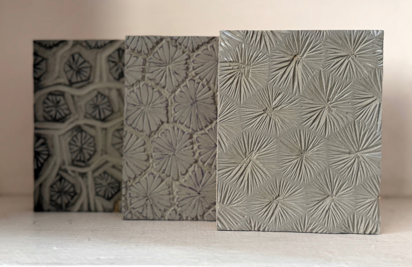 Limited Edition Block Print Card - Tri-color Petoskey