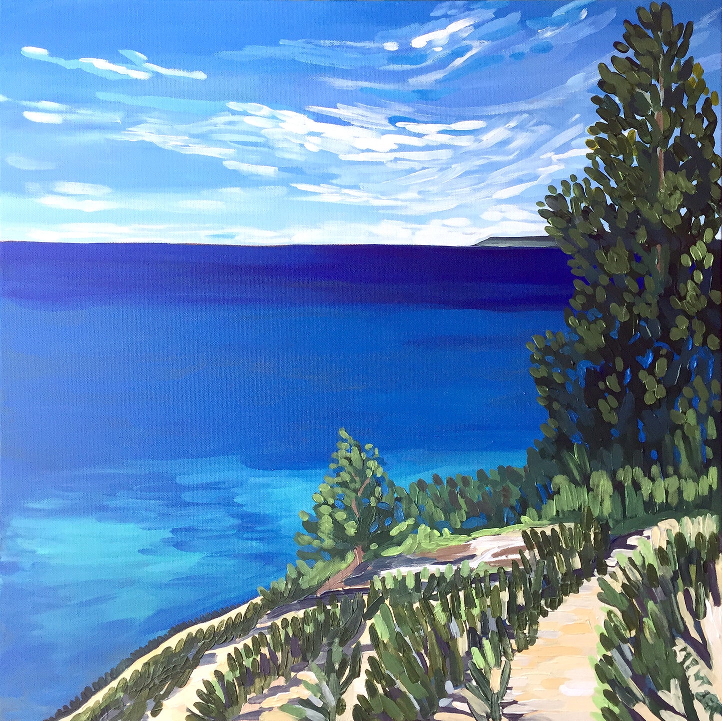 Pyramid Point Trail View