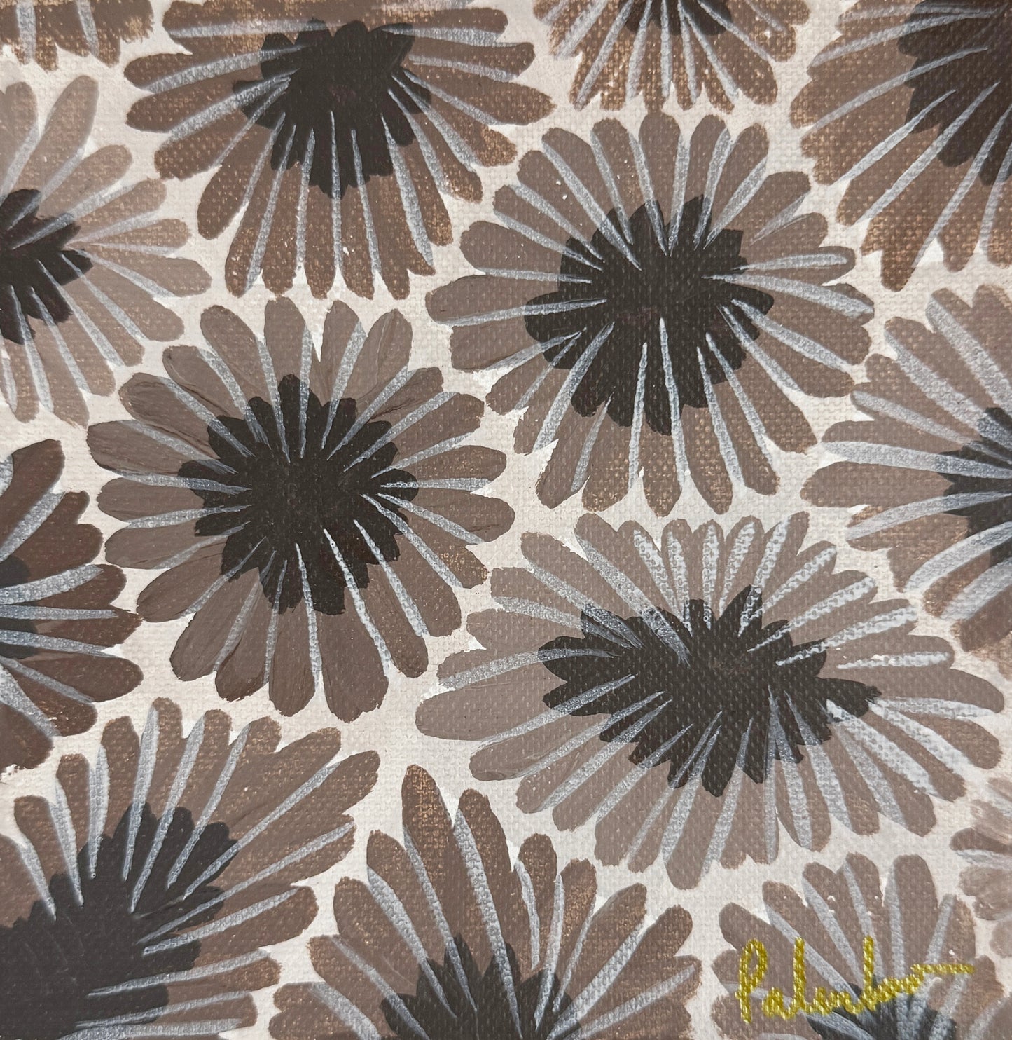 Warm Petoskey Stone II (6x6)